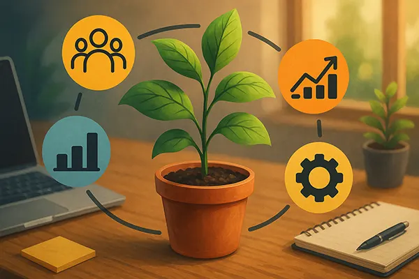 Internal ecosystem diagram